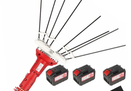 Sbaraglia Super23 Cordless – Abbacchiatore elettrico a batteria – Asta telescopica in alluminio